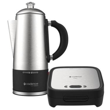 Imagem de Cafeteira Elétrica Italiana Cadence CAF120 Aço Inox 12 Xícaras Cinza 1