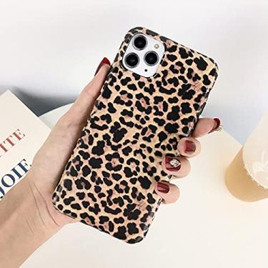 Imagem de Capa de telefone com estampa de leopardo de luxo para iPhone 7 Capa de silicone macio IMD para iPhone 11 12 13 Pro XS Max XR X 6 6S 7 8 Plus, T1, para iphone 7Plus