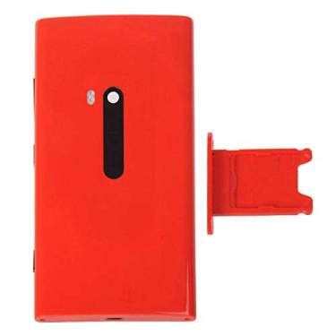 Imagem de Peças de substituição de reparo nova capa traseira + bandeja de cartão SIM para Nokia Lumia 920 (vermelho) peças (cor: vermelha)
