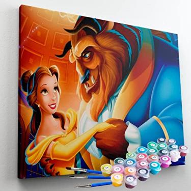 Imagem de Kit Pintura Terapêutica - Bela e a Fera