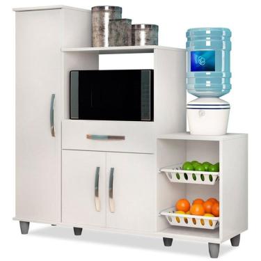 Imagem de Armário Multiuso Ibiza com Fruteira Branco - Lumil Móveis