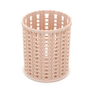 Imagem de Porta Lápis Plástico Vazado Rosé