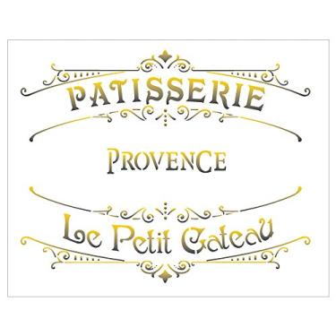 Imagem de Stencil de Acetato para Pintura OPA 20 x 25 cm - 1453 Patisserie