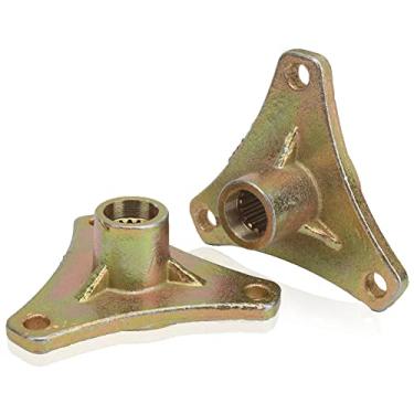 Imagem de Cubo de roda estriada, 2 peças 17T roda estriada cubo do eixo traseiro roda de liga de aço cubo do eixo traseiro apto para ATV Go Kart