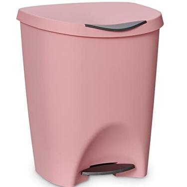 Imagem de Lixeira Com Pedal 7,5L Rose