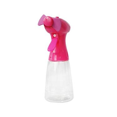 Imagem de MINI VENTILADOR COM BORRIFADOR DE PLÁSTICO 350 ML 21.7.5CM (ROSA)