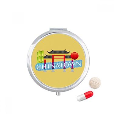 Imagem de Bambu Memorial Gateway China Town Caixa de armazenamento de remédios