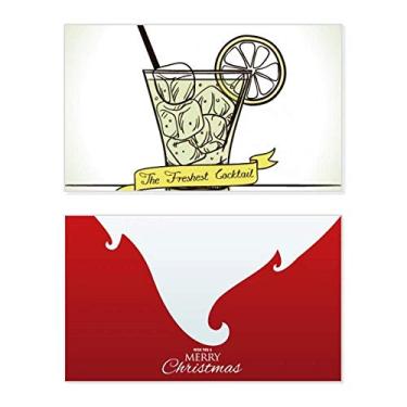 Imagem de Suco de gelo de limão Tubularis sorvete festividades Feliz Natal Cartão de parabéns Mensagem de Natal