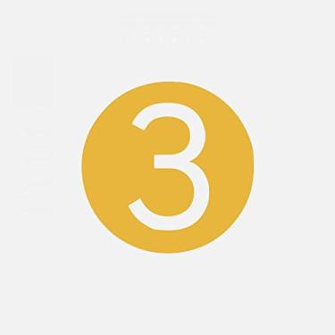 Imagem de Placa de casa flutuante 3D de 6,96 cm, número 0-9 letra A-Z e símbolo de traço de cobre puro, alfabeto digital para portões de hotéis, criatividade redonda dourada antiferrugem durável