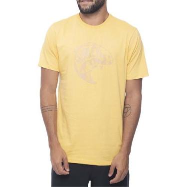 Imagem de Camiseta Hurley Big Fish Sm23 Masculina Amarelo