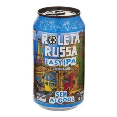 Imagem de Cerveja Roleta Russa Easy IPA  Sem Álcool e Sem Glúten 350ml