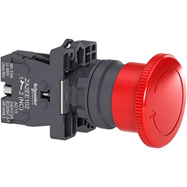 Imagem de Botão Ø22Mm Plástico, Emergência, Cogumelo Ø40Mm, Vermelho, Nf Xa2Es542, Schneider Electric