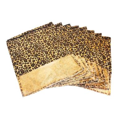 Imagem de Sacos Para Sapatos Tnt Animal Print c/Zíper Kit C/60 33x40cm