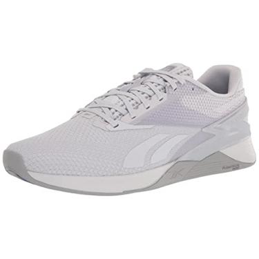 Imagem de Reebok Tênis de treino unissex Nano X3, Cinza frio/azul vetor, 12.5 Women/11 Men