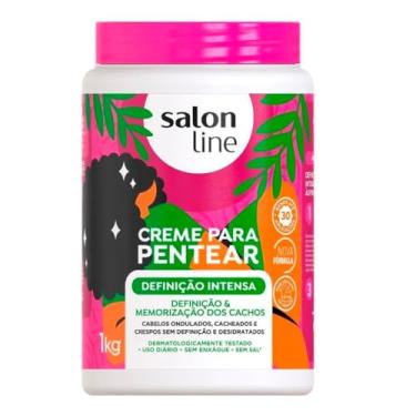Imagem de Salon Line, Creme de Pentear, Definição Intensa, Ação Hidratante, Brilho Intenso - Cabelos Ondulados, Cacheados e Crespos, 1 Kg
