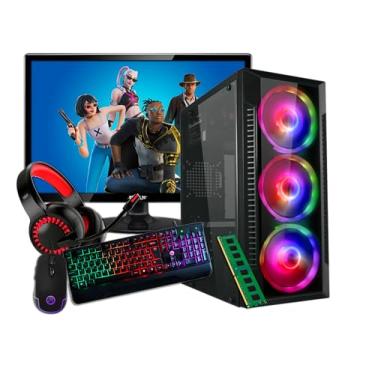 Imagem de Computador Core I7 2ª 16Gb Ram Ssd 240Gb Placa De Video 4gb Monitor 20'' Kit Gamer