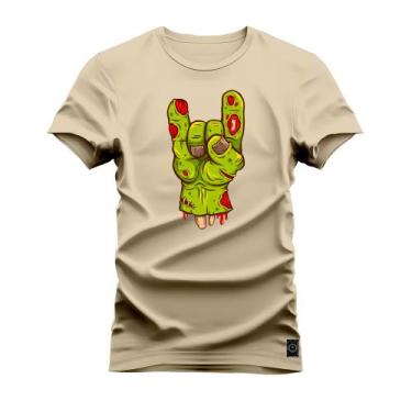 Imagem de Camiseta Plus Size Premium Malha Confortável Estampada The Rock Show -