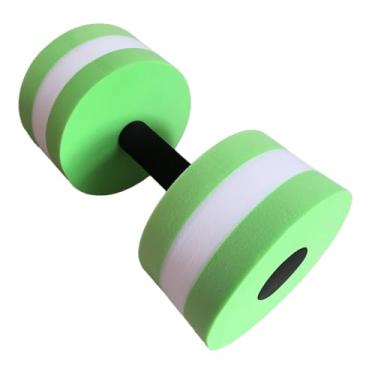 Imagem de Vaveren Barra aquática do haltere, halteres flutuantes da água de eva adultos crianças piscina halteres aquáticos barbell float exercício aquático haltere, Verde