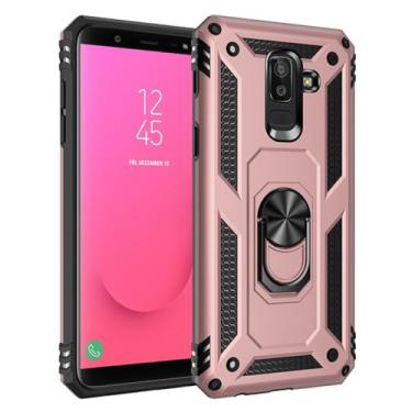 Imagem de Capa à prova de choque para Samsung Galaxy A6 A7 A8 A9 J4 J6 J8 Plus A50S A40S A10 A20S A30S M30 A70 Kickstand armadura Capa de telefone, RoseGolden, A30S