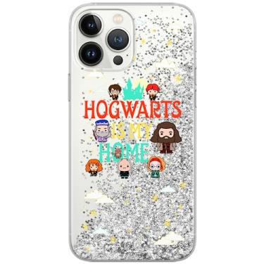Imagem de ERT GROUP Capa de celular para Apple iPhone 14 original e oficialmente licenciada padrão Harry Potter 237 perfeitamente adaptada à forma do celular com efeito de transbordamento de glitter