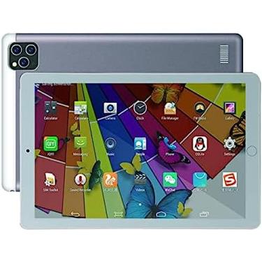 Imagem de Tablet Android De 10 Polegadas, Tablets De Telefone 3G/4G Com Slots Para Cartão SIM Duplo, Processador Quad-Core, Tela Sensível Ao Toque HD, Wi-Fi, Bluetooth, GPS,Luz Roxa,Hilarious123