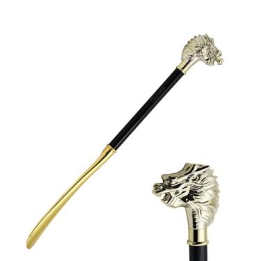 Imagem de Calçadeira Luz Calçadeira Hotel Casa Calçadeira Metal Galvanizado Punho De Madeira Calçadeira Levantador de Sapato Portátil para Uso em Viagens /322