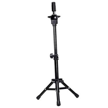 Imagem de menolana Peruca suporte tripé mini peruca tripé profissional estável ajustável manequim cabeça tripé perucas suporte de cabeça para exibição estilo fazendo