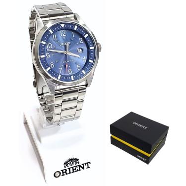 Imagem de Relógio Orient Masculino Solartech Analógico Prateado MBSS1452 D2SX