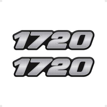 Imagem de Par Adesivos 1720 Caminhão Mb Mercedes Resinado - Generico - SPORTINOX