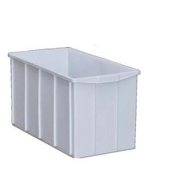 Imagem de Caixa Organizadora Grande 70 Litros Com Tampa Branca - Bolivar Plástic