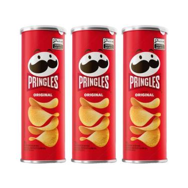 Imagem de Kit Batata Pringles Original 104g 3 Unidades