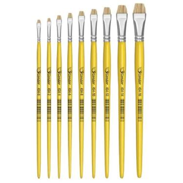 Imagem de Pincel Chato Lixado Tecido Condor 454- 0,2,4,6,8,10,12,14,16