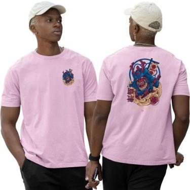 Imagem de Camisa Algodão Basica Samurai Bushido Red Tokio Abstract - Abstract St