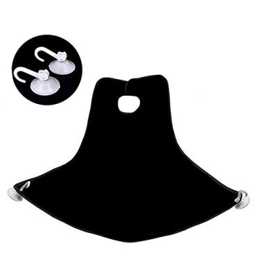 Imagem de Avental de barba, capa de aparar barba, capa de aparar barba, avental de capa de aparar barba para homens com 2 ventosas