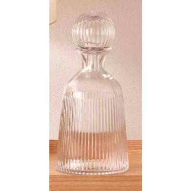Imagem de Garrafa Decorativa em Vidro Transparente 18694 Mart