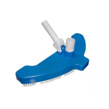 Imagem de Aspirador Jumbo Plástico Abs Com Escova para Piscinas Netuno, Azul