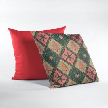 Imagem de Kit 2 Capas de Almofada de Natal Natalina Decorativas 45 x 45 - Millen