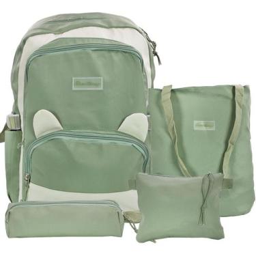 Imagem de Mochila Escolar Passeio Infantil Gatinho Bolsa Gatinha - House Organiz