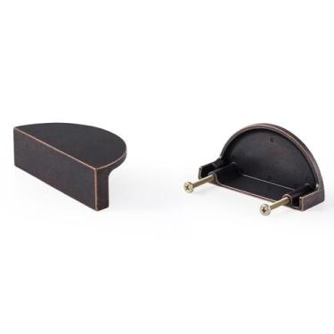 Imagem de Kit com 12 puxadores concha puxador para móveis madeira gaveta armario