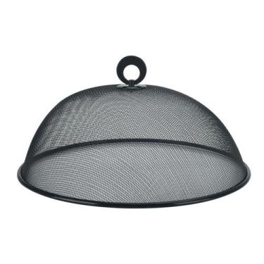 Imagem de Tela Protetora Para Alimentos Metal Revestido Preto 24,5cm - Lyor