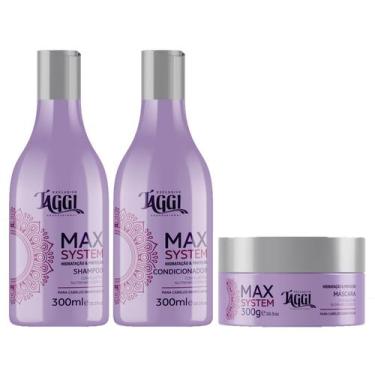 Imagem de Kit Hidratação e Nutrição capilar Max System Taggi Professional