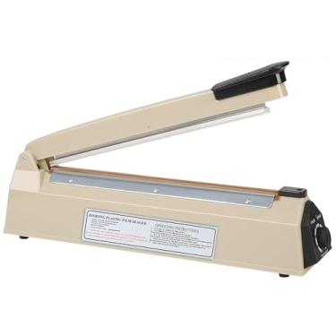 Imagem de Selador de calor por impulso de 30,5 cm, máquina seladora de sacos manuais seladora de saco de poli seladora de calor para sacos de plástico PE PP alumínio armazenamento doméstico restaurante