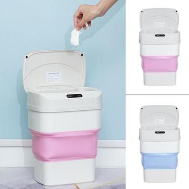 Imagem de Lixeira Automática Sensor Aproximação Abre E Fecha 17L - Bc Bora Coleg