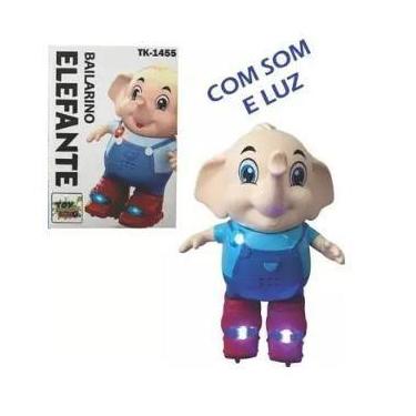 Imagem de Brinquedo Infantil Elefante Bailarino Com Som Luz Movimento muito dive