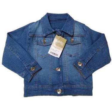 Imagem de Casaco / Jaqueta Jeans Estonado Luxo Menino Elastano Rf 2766 - Katita,