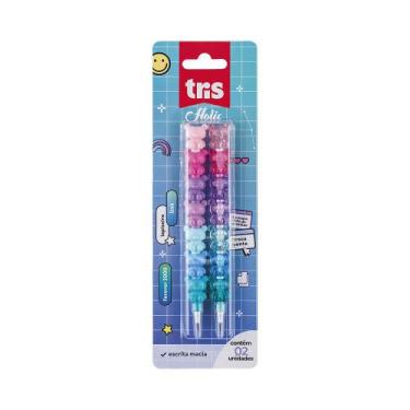 Imagem de Kit 2 Lapiseiras Escolar Decorada Ursinho Holic Forever 2000 Tris  Esc