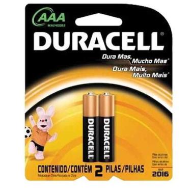 Imagem de Pilha Aaa Alcalina Com 2 Duracell, Unico