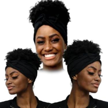 Imagem de Faixa turbante cruzada - Ata multimarcas0810, Preto