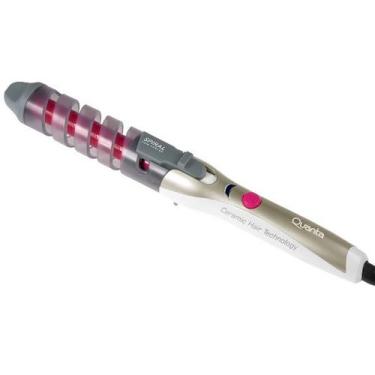 Imagem de Modelador de Cabelo Quanta QTMC200 180 C Bivolt - Branco/Dourado, Pret