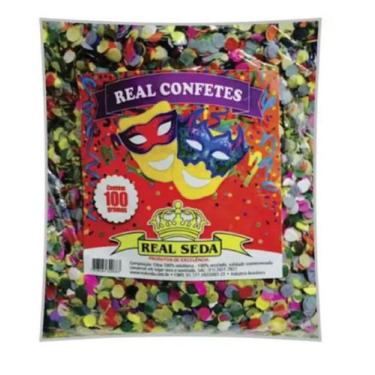 Imagem de Confete de papel para Carnaval balões Artigo de festa pacote 100g - Re